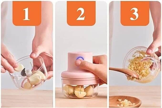 Agilize Sua Cozinha Agora! Compre o Mini Triturador Elétrico USB! da Store M7 - Shop Online | Envio rápido