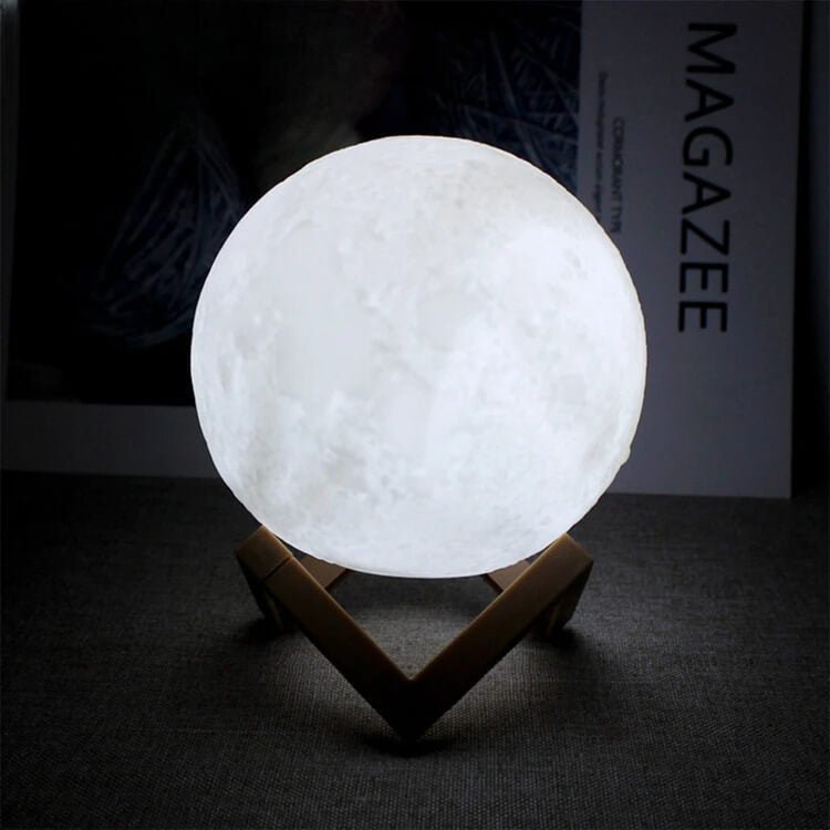 Luminária Realista Lua Cheia 3D – Toque de Charme para Sua Casa! da Store M7 - Shop Online | Envio rápido